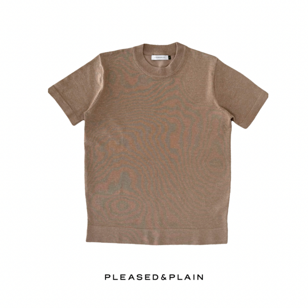 [108] Pleased & Plain Knit Crewneck T-Shirt - Plain - เสื้อ knit คอกลมสีพื้น