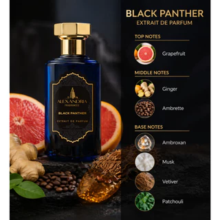 Alexandria Fragrances: Black Panther (Inspired by Bvlgari Tygar) 30-100ml หลายไซส์/นํ้าหอมขวดใหม่แท้