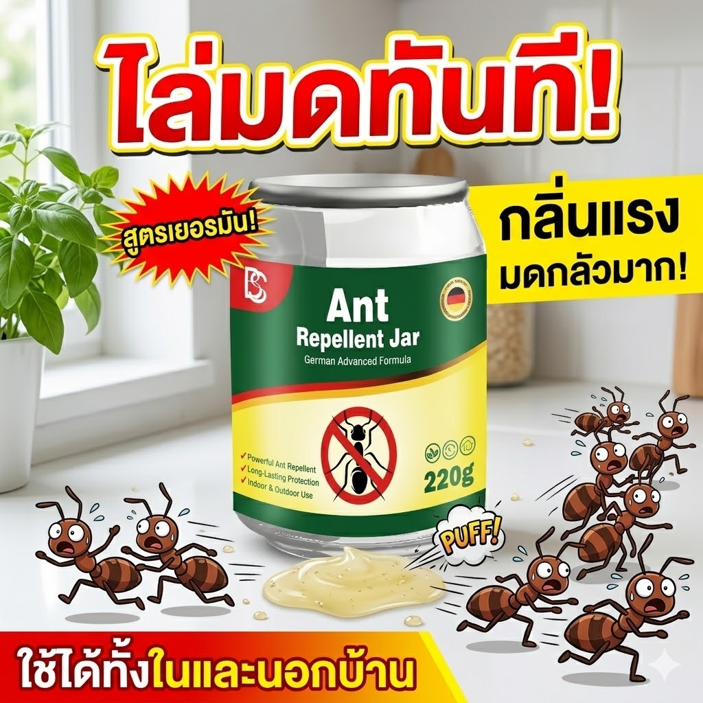 🐜บ้านนี้ไม่มีมดอีกต่อไป🐜กำจัดมด ฆ่ามด เจลกำจัดมด ยากำจัดมด 220g ห็นผลเร็ว กำจัดมดจากต้นตอ ใช้ได้กับมดทุกชนิด