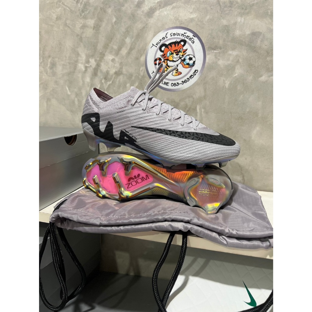 Nike Rising Gem Pack(เทาแรมโบ) Zoom Mercurial Vapor15 Elite AS FG ของหายาก เหลือแค่ 1 คู่