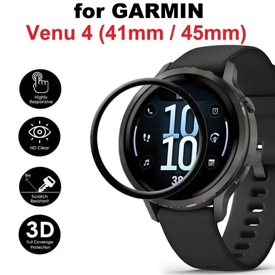 ฟิล์มกันรอย 3d สำหรับนาฬิกา Garmin Venu 4 41mm / 45mm