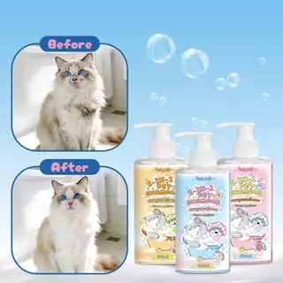 Pitpat(Petcho）2-IN-1 แชมพูสัตว์ลี้ยง Pet Shampoo แชมพูผสมครีมนวด ทำความสะอาดล้ำลึก บำรุงขนและผิวหนัง