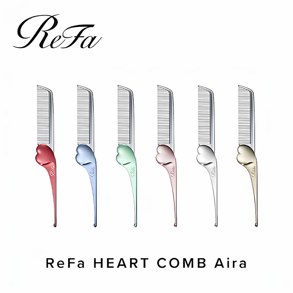 🇯🇵 ReFa Comb หวีแบรนด์ดังญี่ปุ่น ดีไซน์หัวใจหรูหรา งานพรีเมียม ทรงผมสวยอย่างเป็นธรรมชาติ ของแท้