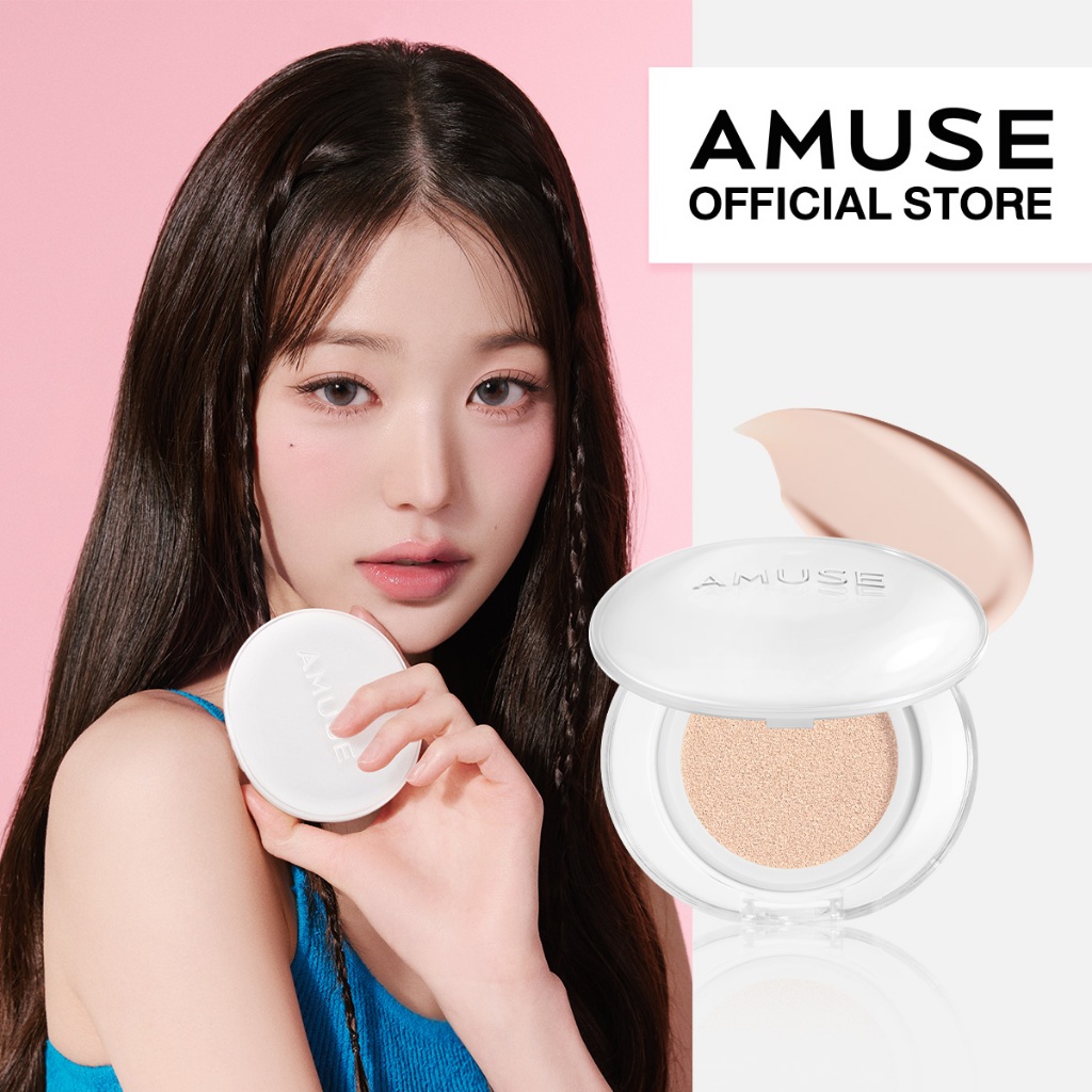 AMUSE Ceramic Skin Perfector Cushion คุชชั่น ผิวเซรามิก แนบสนิท ฟินิชเรียบเนียน ไม่ตกร่อง กลบริ้วรอย