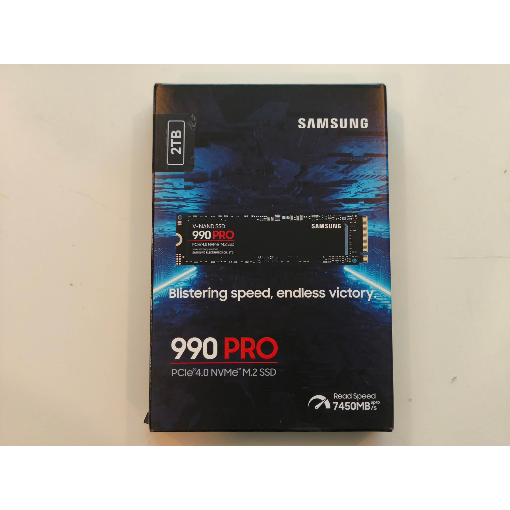 2TB SSD (เอสเอสดี) SAMSUNG 990 PRO - PCIe 4x4/NVMe M.2 2280 (MZ-V9P2T0BW) มือสอง ครบกล่อง ประกันศูนย