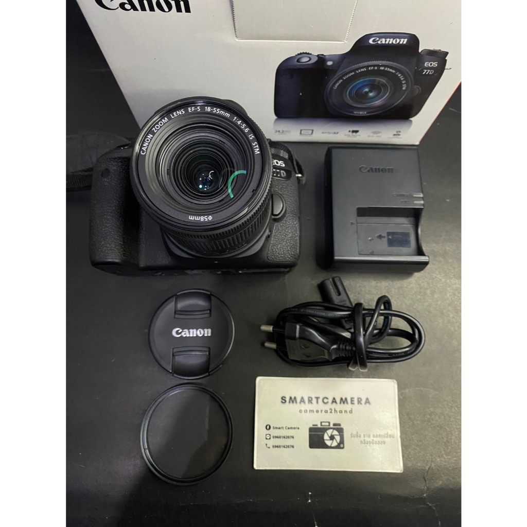กล้อง CANON 77D พร้อมเลนส์