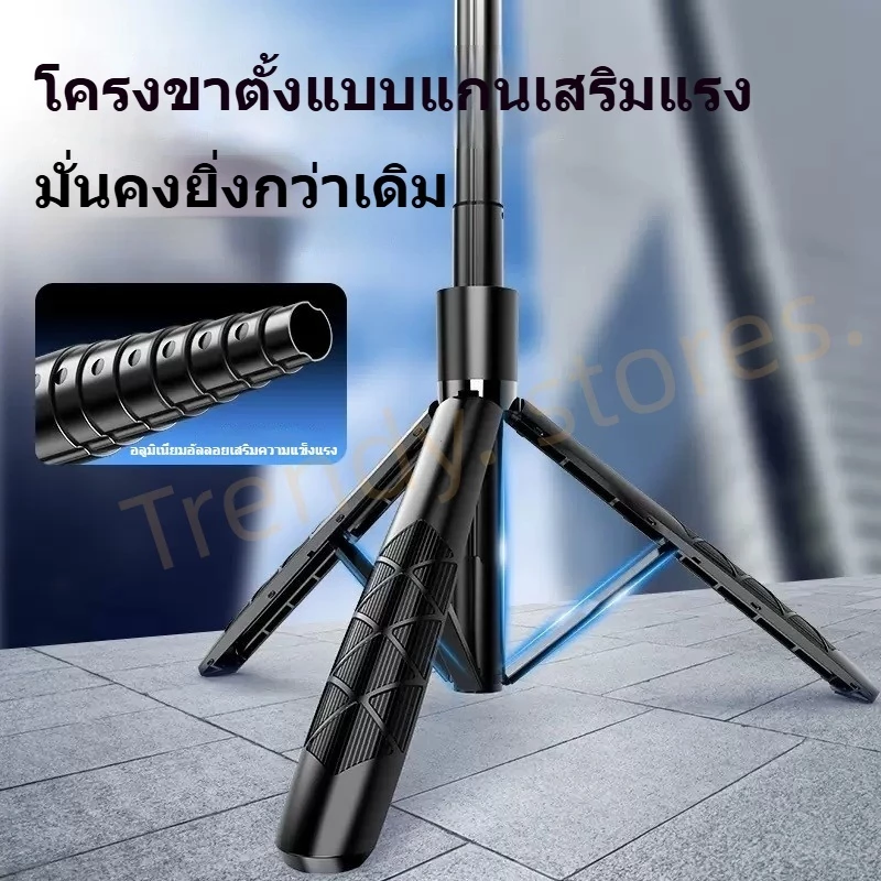 ใหม่ L16 ขาตั้งกล้องไม้เซลฟี่ไร้สาย 1.55m. พับได้มาพร้อมรีโมทบลูทูธ พิเศษสามารถใช้กล้องแอคชั่น Gopro สมาร์ทโฟนได้ thumbnail 8