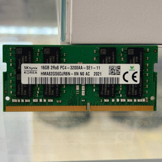 ram แรม notebook 16gb ddr4 bus 3200 hynix 16 chip ใช้งานปกติ