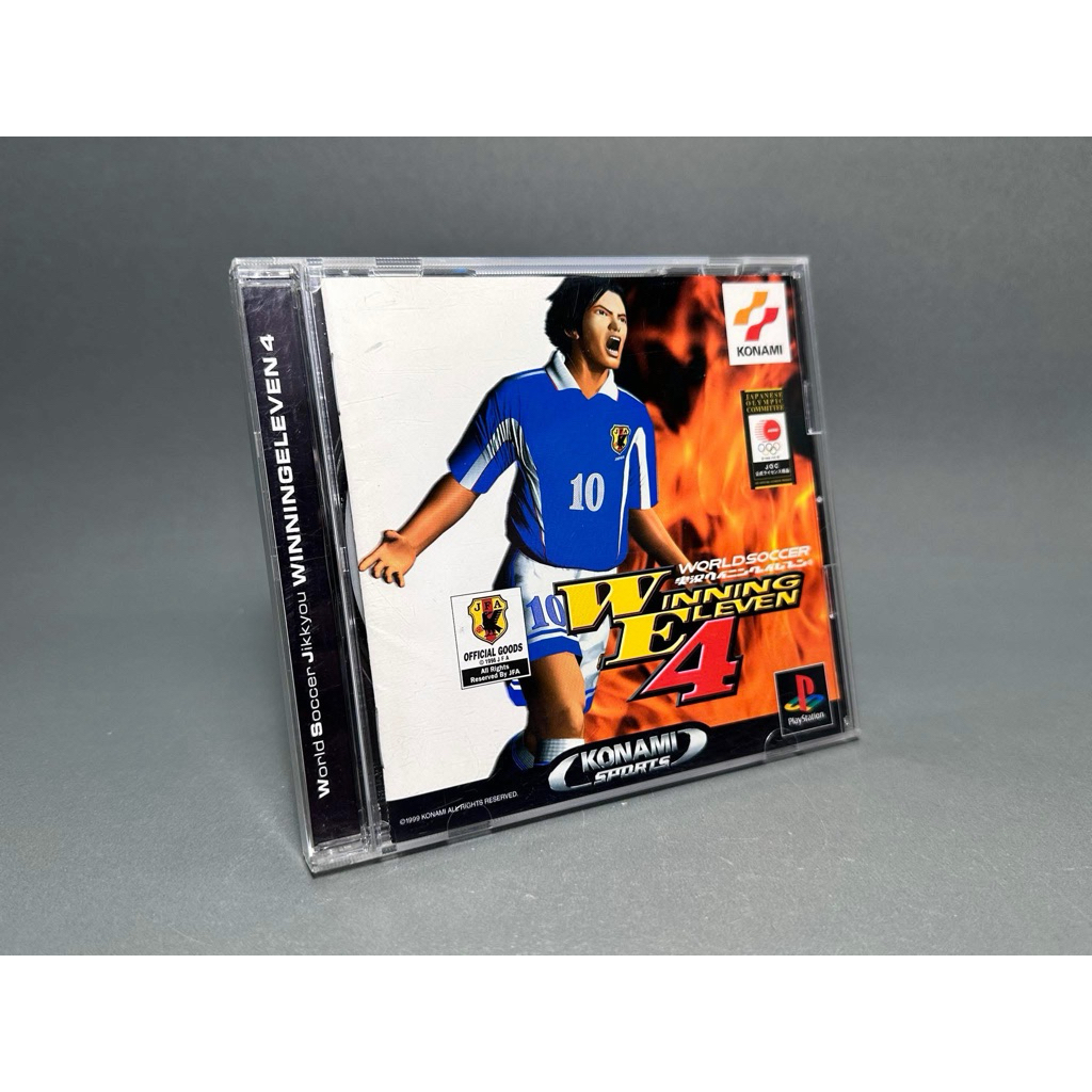 (4) แผ่นแท้ PlayStation (japan)(ps1)  World Soccer Jikkyou Winning Eleven 4