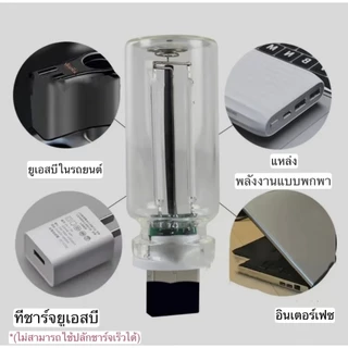 ไฟกลางคืนแบบพกพา HY8818 เป็นหลอดไฟ LED ขนาดเล็กที่เชื่อมต่อผ่านพอร์ต USB มาพร้อมสวิตช์สัมผัสและฟังก์ชันหรี่แสงได้