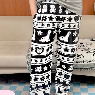 มีลายใหม่!! Goofy pants กางเกงอยู่บ้าน ใส่นอน มีสามลายให้เลือก กางเกงช้างแบบน่ารัก ใส่สบาย | Stickwithme4ev
