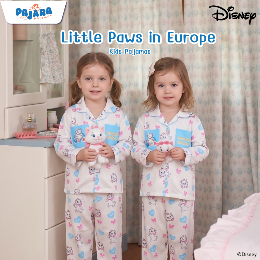 PAJARA ชุดนอนเด็ก Pajara Pajamas Collection : Little Paws in Europe  แบรนด์ PAJARA สำหรับเด็ก ราคา ถูกที่สุด ดีลบีเคเค แกลเลอรีภาพที่ 6