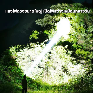 ไฟฉายคาดหัว LED ส่องไกล สว่างมาก ไฟพกพา ไฟแคมป์ปิ้ง สำหรับเดินป่า ลุยฝนได้