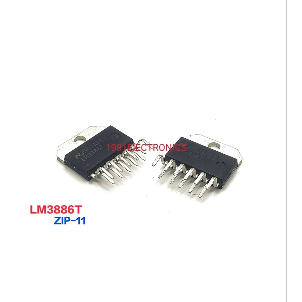 ราคา 1ตัว 👉👉 LM3886 LM3886T/NOPB  ZIP-11 ไอซีขยายสัญญาณเสียง Audio Power Amplifier 68W