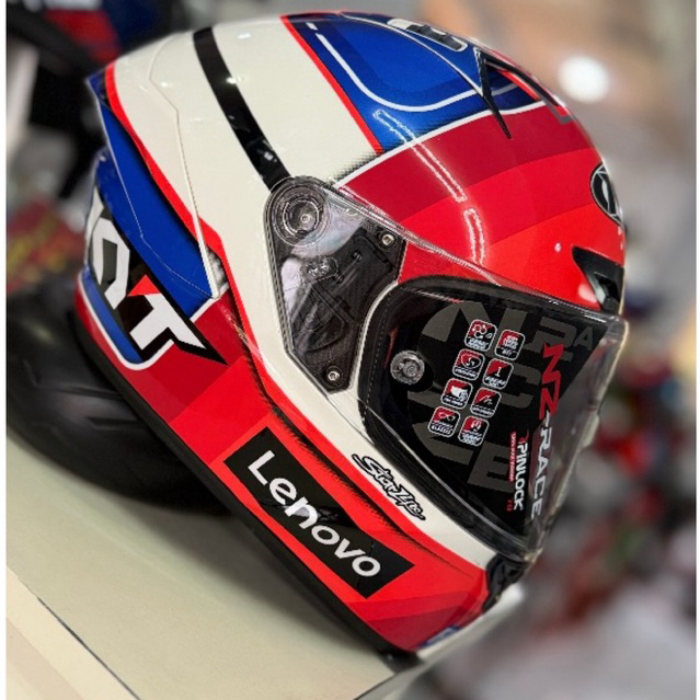 KYT หมวกกันน็อคหุ้มคาง KYT NZ-Race Helmet- Pirro Replica