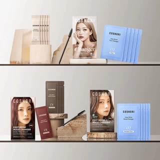 [ย้อมคิ้วสีอ่อน 1กล่อง5เซต] COSNORI Easy Brow Tone Changer 5 EA