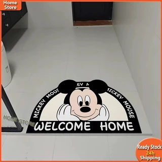 Mickey พรมไดอะตอม ซึมซับน้ำดี แห้งเร็ว กันลื่น ขนาด 40x60cm สำหรับห้องน้ำ หน้าบ้าน