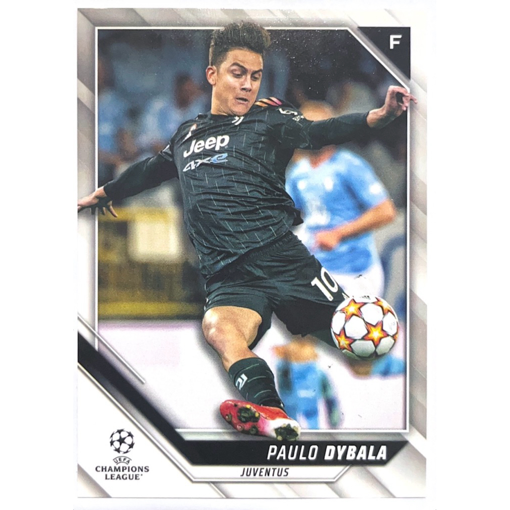 การ์ดฟุตบอลรวมทีมยูเวนตุส Juventus จากกล่อง 2021-22 Topps UEFA Champions League HobbyBox