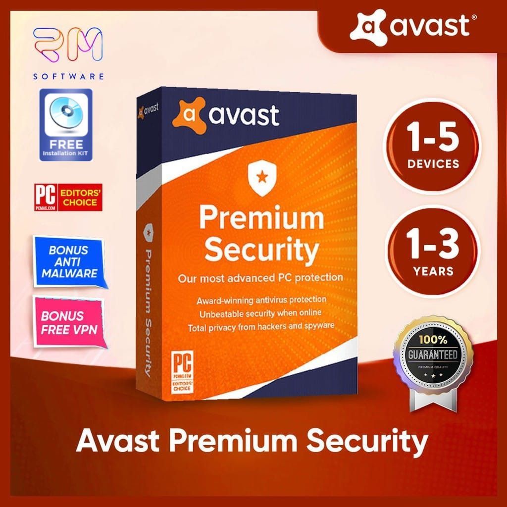 Avast Premium Security Antivirus ORIGINAL