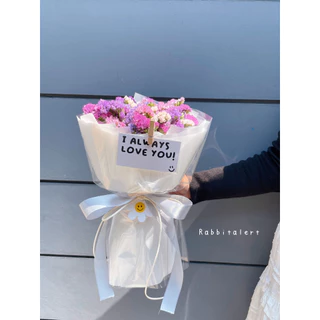 ส่งต่างจังหวัดได้นะคะ💐ช่อดอกสเตติสสด ช่อดอกไม้สด พร้อมการ์ด9แบบให้เลือก ช่อดอกไม้แทนความรู้สึก💓