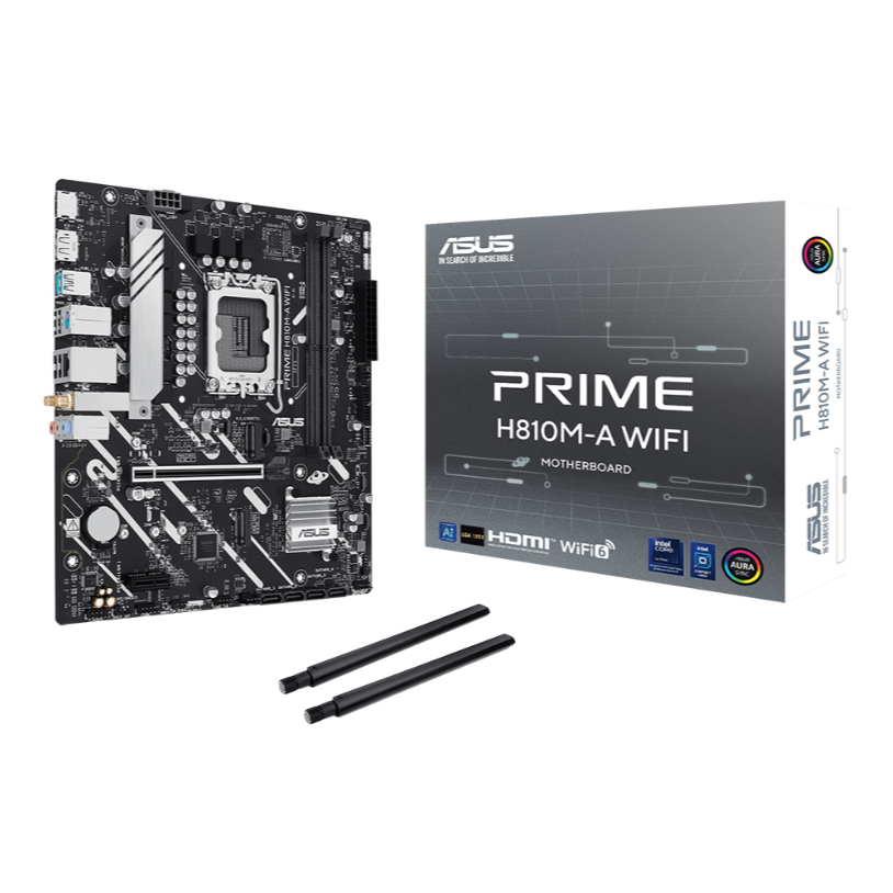 MAINBOARD ASUS PRIME H810M-A WIFI - INTEL SOCKET 1851 DDR5 MICRO-ATX ของใหม่