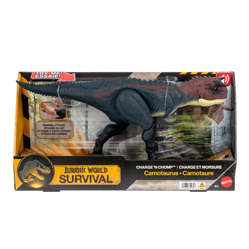 Jurassic World ديناصور كارنوتوروس Charge 'N Chomp — صورة 8