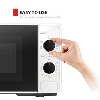 TOSHIBA ไมโครเวฟระบบดิจิตอล ความจุ 20 ลิตร รุ่น MM-2MM20PC(WH)