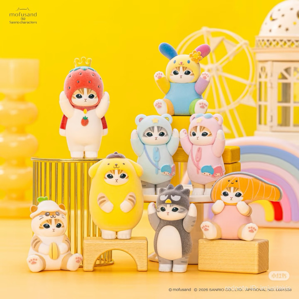 [ พร้อมส่ง ]🌈✨ ฟิกเกอร์ Mofusand x Sanrio Series