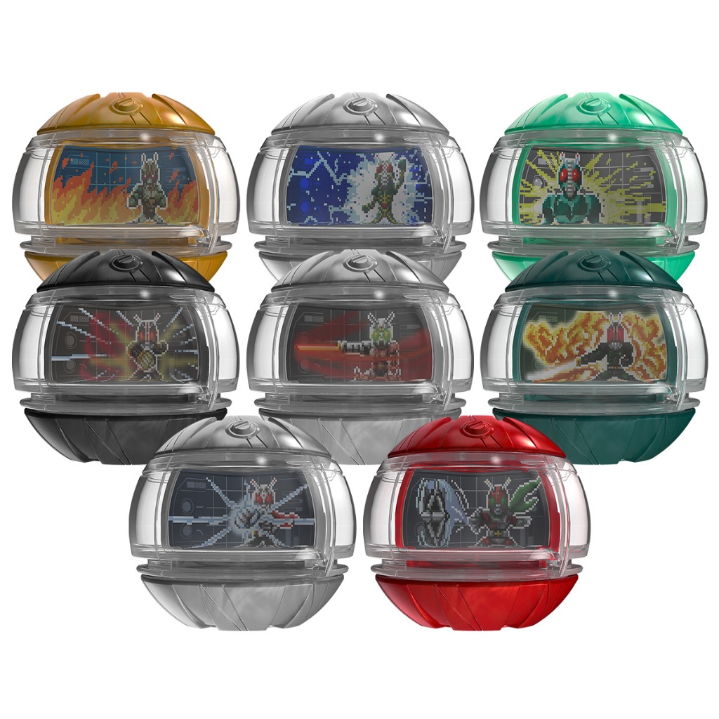 Bandai(บันได) PREMIUM BANDAI DX RIDER CAPSEM SET EX SHOWA RAIDER VER.02