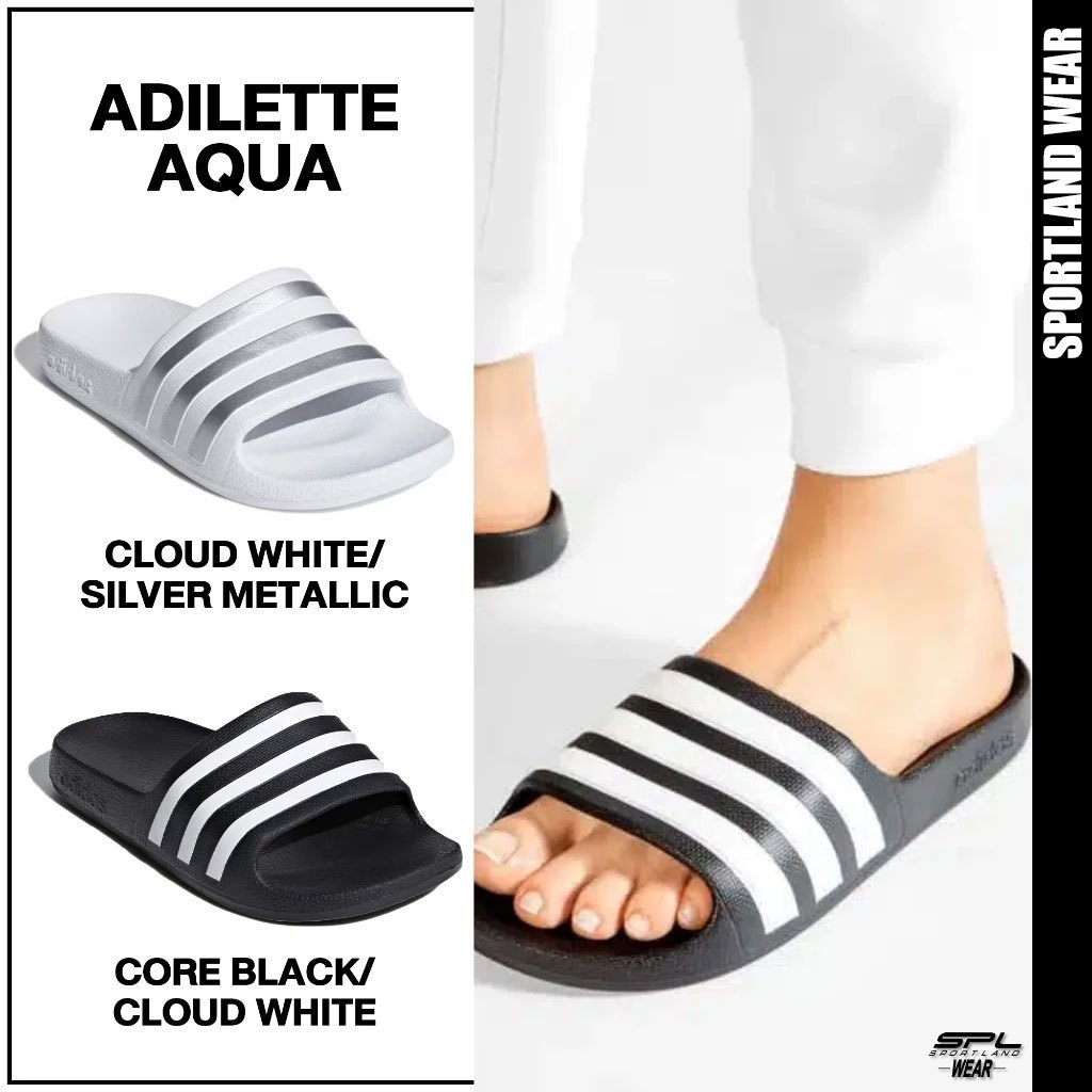 Adidas Collections รองเท้าแตะ สำหรับเด็ก SPF J Sandal Adilette Aqua F35555 / F35556 (700) EOSS