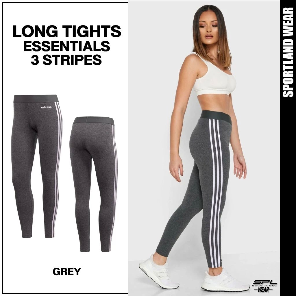 Adidas อาดิดาส กางเกงขายาว กางเกงรัดรูป สำหรับผู้หญิง TR Women Long Tights ESS 3S FM6699 DGRY(900) E