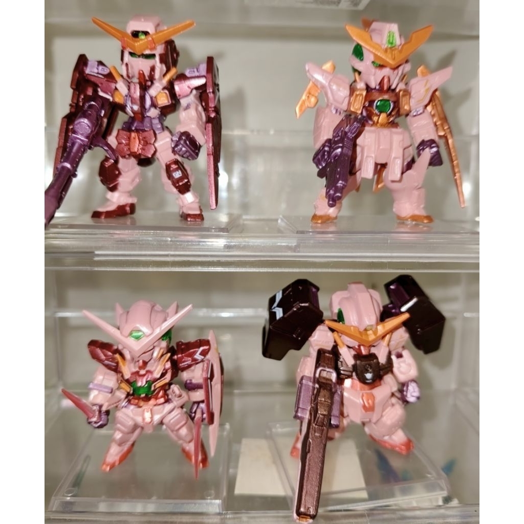 (มือ2)FW GUNDAM CONVERGE CORE GUNDAM OO TRANS AM SET