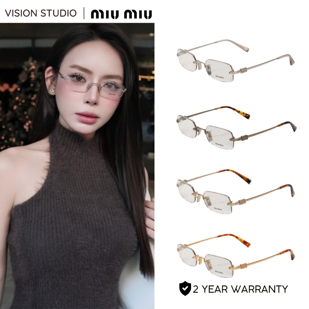 ☀️แว่นกันแดด MIU MIU รุ่น MU50YV รวมทุกสี ใหม่ ของแท้100% รับประกัน 2 ปีเต็ม พร้อมอุปกรณ์ครบ