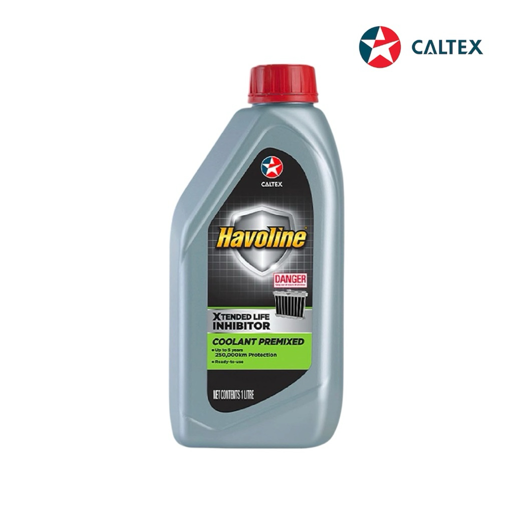 Caltex น้ำยาหม้อน้ำ Xtended Inhibitor Coolant Premixed 1 ลิตร ระบายความร้อนของรถยนต์ มอเตอร์ไซค์