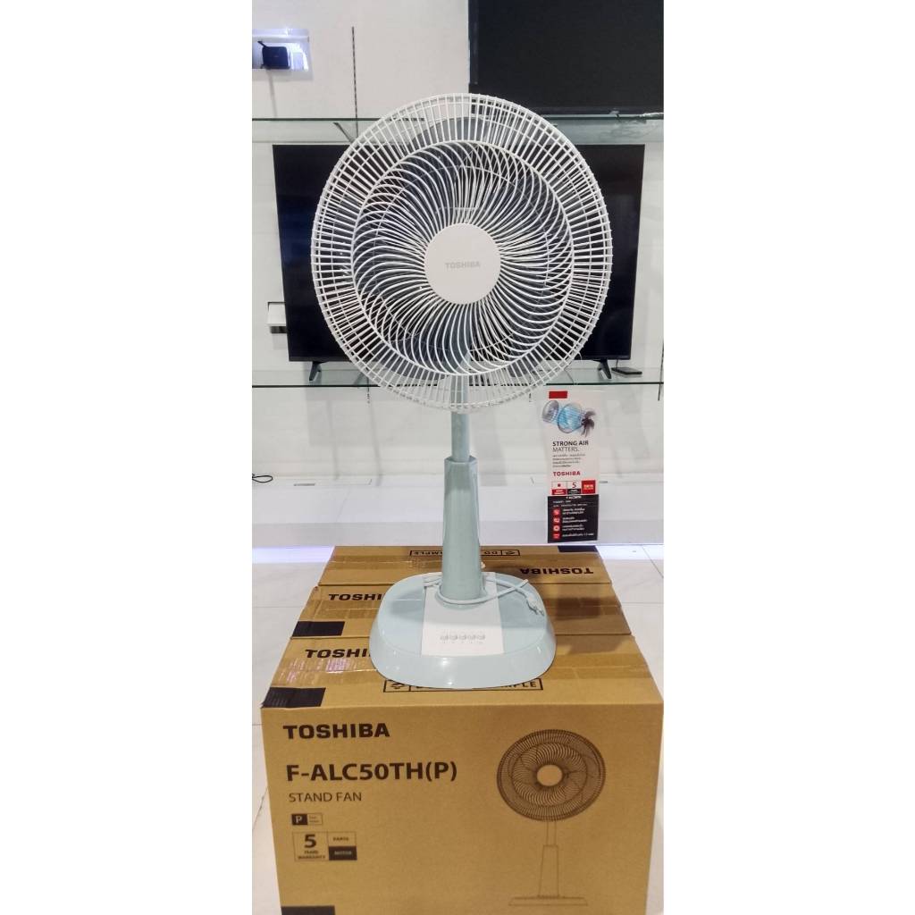 (โค้ดร้านลดเพิ่ม50บาท) TOSHIBA พัดลมสไลด์ 16 นิ้ว  5 ใบพัด มอเตอร์ลูกปืนทนทาน รุ่น F-ALC50TH รูปที่ 4