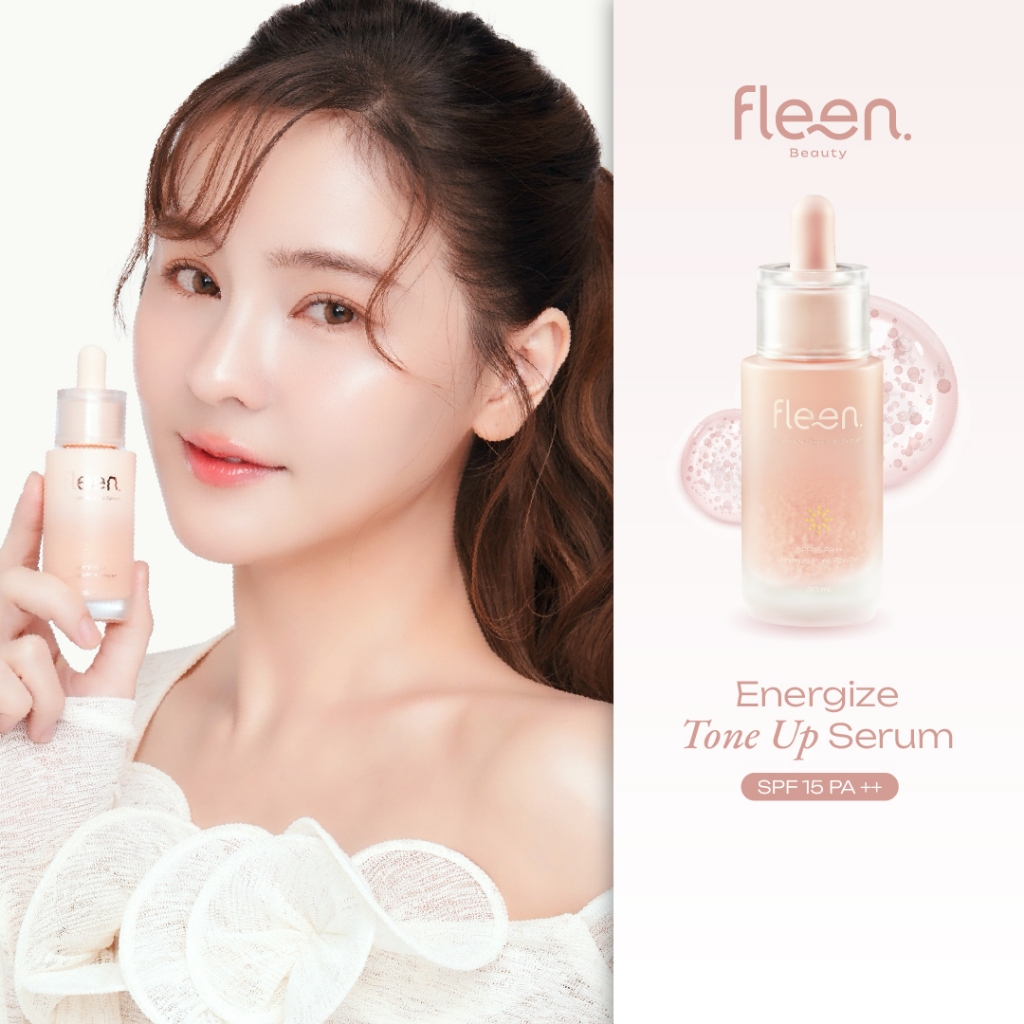 Fleen Beauty Energize Tone Up Serum ฟลีน บิวตี้ โทนอัพ เซรั่ม #โทนอัพเซรั่ม เนื้อบางเบา