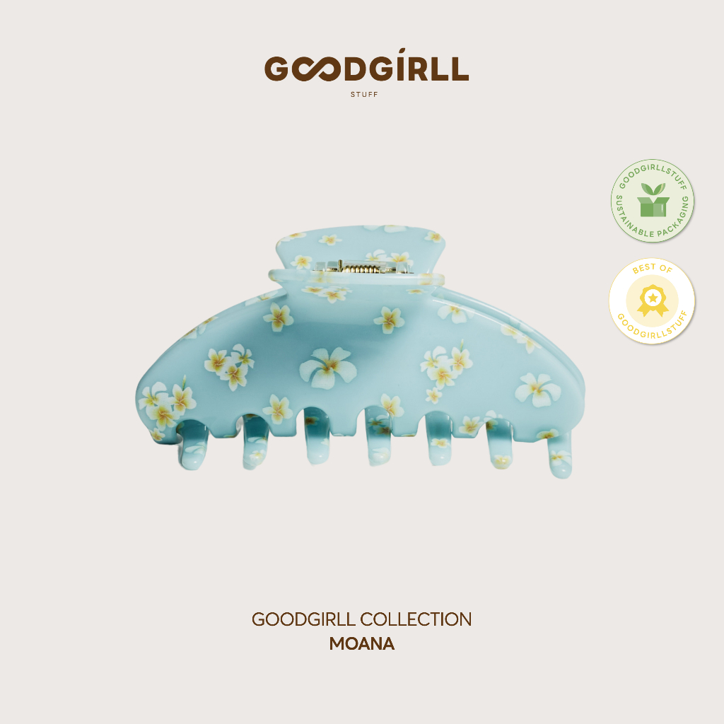 GOODGIRLLSTUFF | Goodgirll Claw Clip in Moana (ขนาด 10x4.5 cm.) (Coming on 29 APR)
