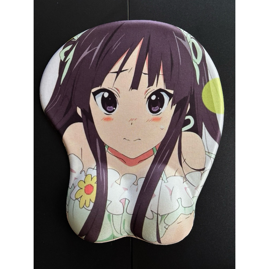 แผ่นรองเม้าส์ 3D Mouse รองข้อมือนุ่มนุ่ม ลาย Anime K-ON Mio ของใหม่ มือ 1