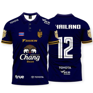 เสื้อกีฬาคอปก เสื้อกีฬาพิมพ์ลาย