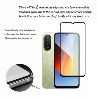 ฟิล์มกระจกนิรภัยเต็มจอ สำหรับ Xiaomi Redmi A7Pro /Poco C81Pro