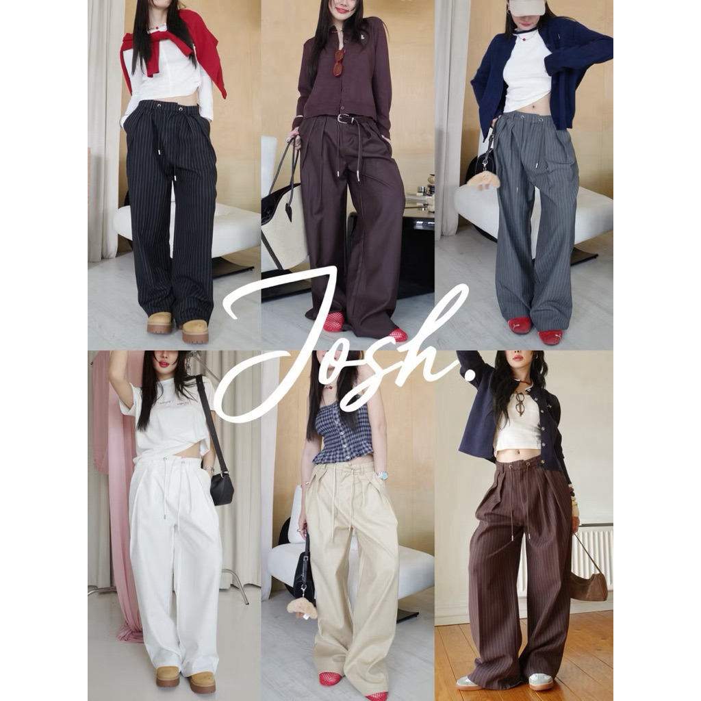 กางเกงขายาวLoonny storeแท้ รุ่นJosh Pants