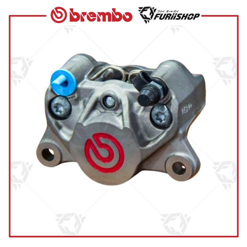 ปั๊มเบรค Brembo รุ่น ปักข้างเทาโลโก้แดง เทาโลโก้ใหญ่ ดำโลโก้แดง ผ้าเบรคแท้