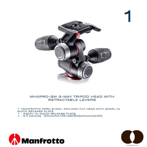 MANFROTTO / HEAD / 3WAY HEAD / BALL HEAD / VIDEO HEAD (สนใจติดต่อสอบถาม)