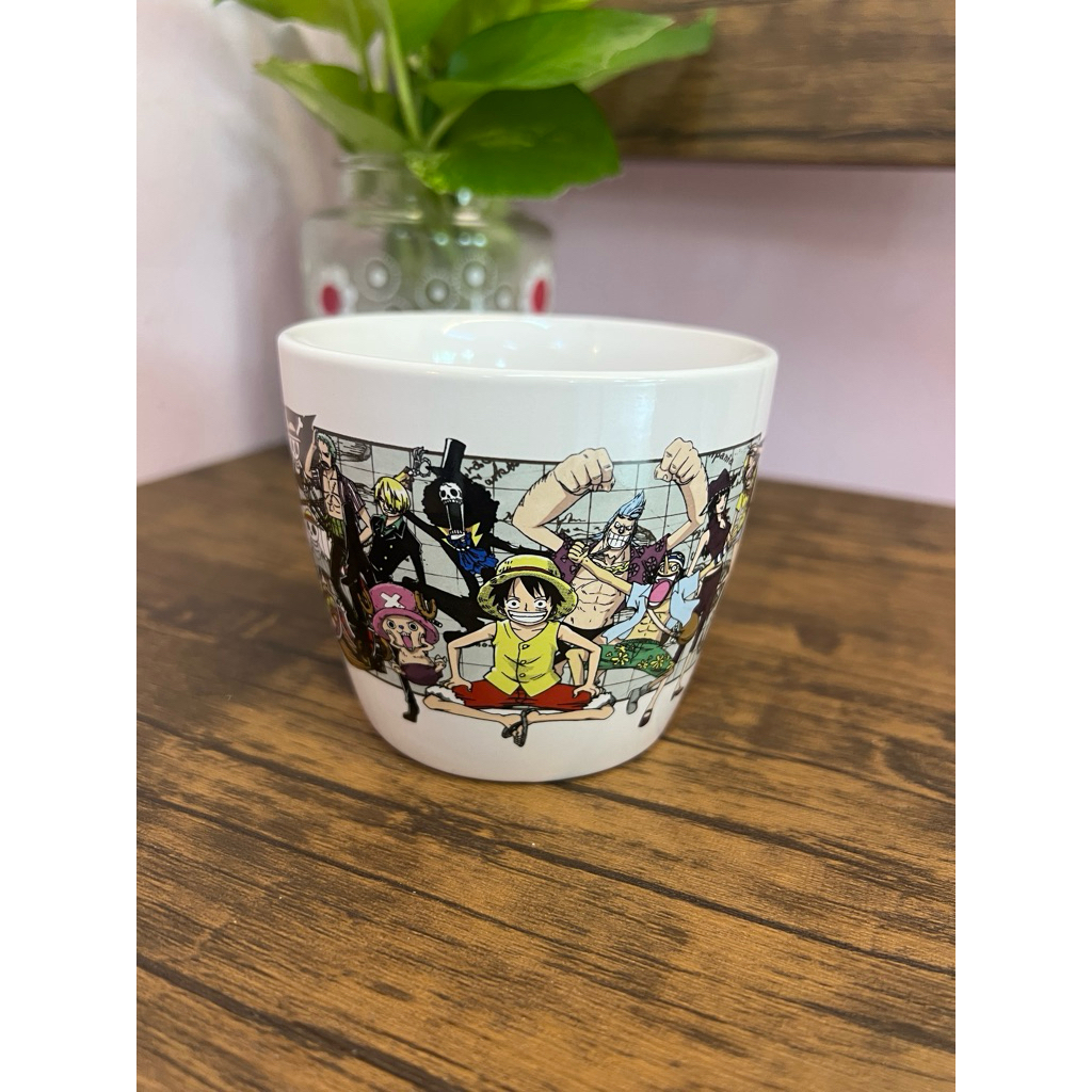 OP0602 - (สินค้ามือ2) แก้วมัค One Piece เซรามิค ขนาด : 3.6x3 นิ้ว