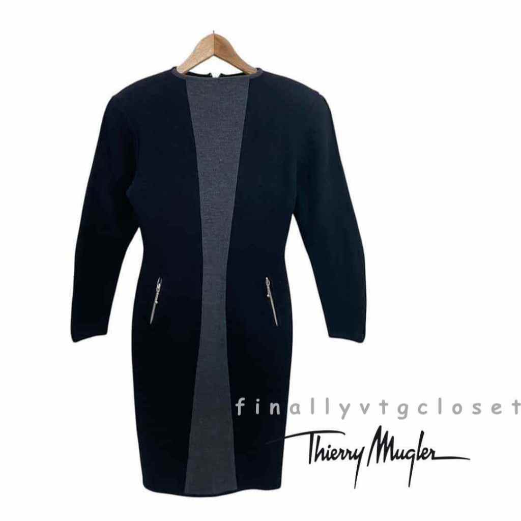 Vintage Thierry Mugler Wool Dress
