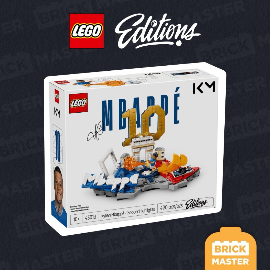 LEGO® Editions #43013 Kylian Mbappé – Football Highlights (เลโก้แท้ คีเลียน เอ็มบัปเป้)
