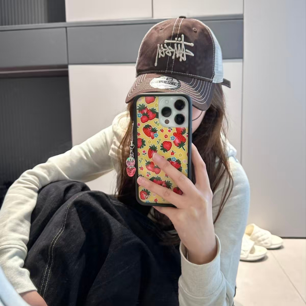 STUSSY CAP หมวกทรงเป็ด คู่รัก ดีไซน์ตาข่าย ระบายอากาศได้ดี สบาย ราคา ถูกที่สุด ดีลบีเคเค แกลเลอรีภาพที่ 4