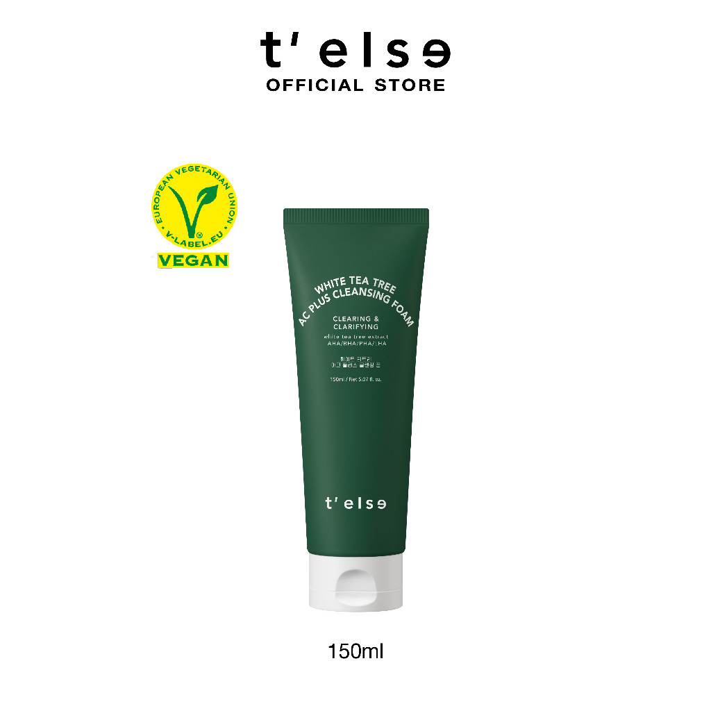 T'else White Tea Tree Ac Plus Cleansing Foam 150 ml