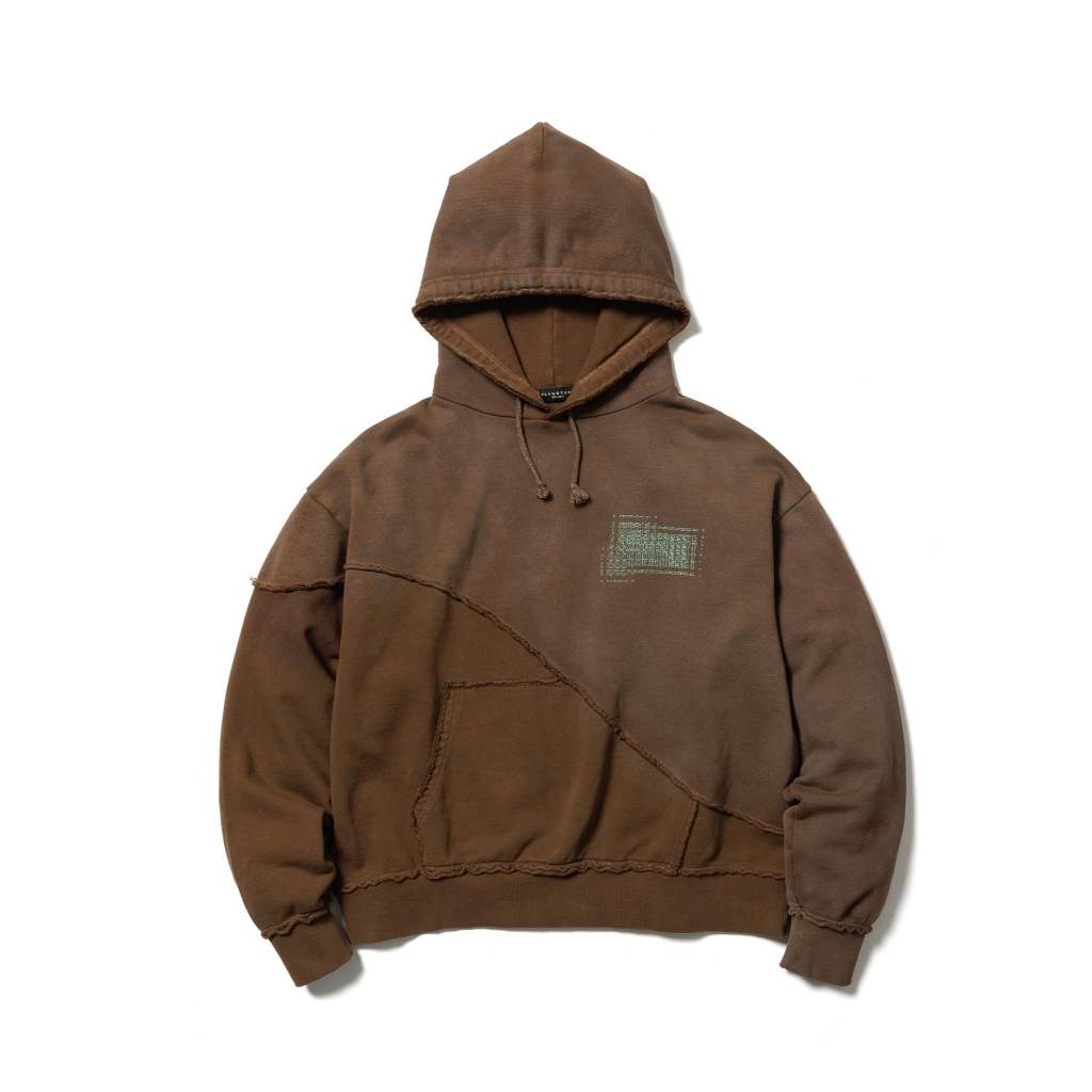 FLAGSTUFF FS1820 "FS" FADE MIX HOODIE BROWN