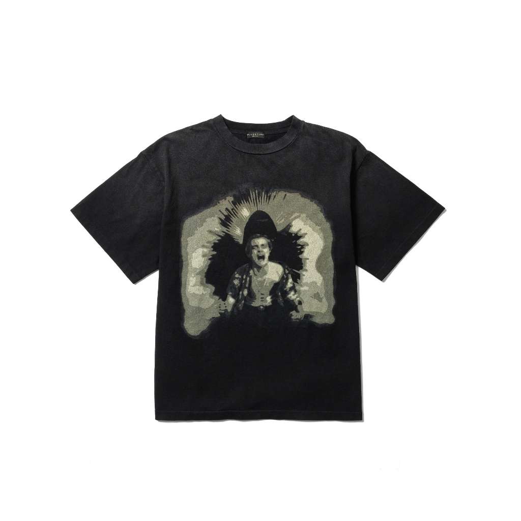 FLAGSTUFF FS1836 "SHOUT" TEE BLACK